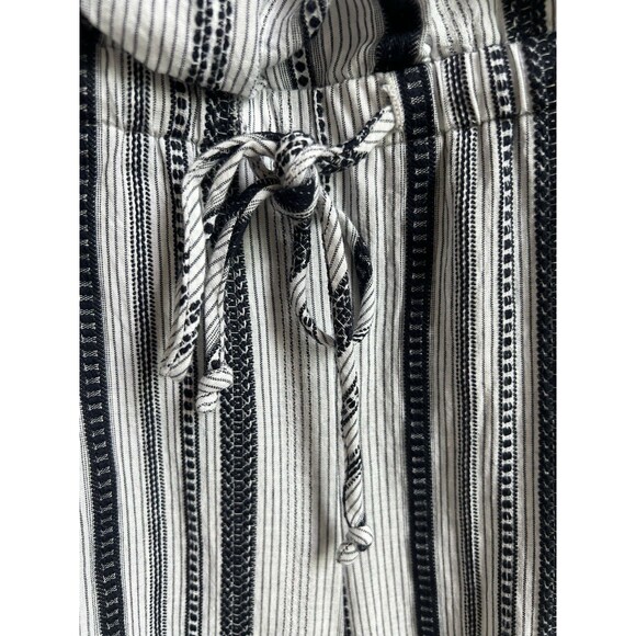 Fifteen Twenty Striped Sleeveless Jumpsuit Drawstring Waist Wide Leg Size S - Picture 9 of 9